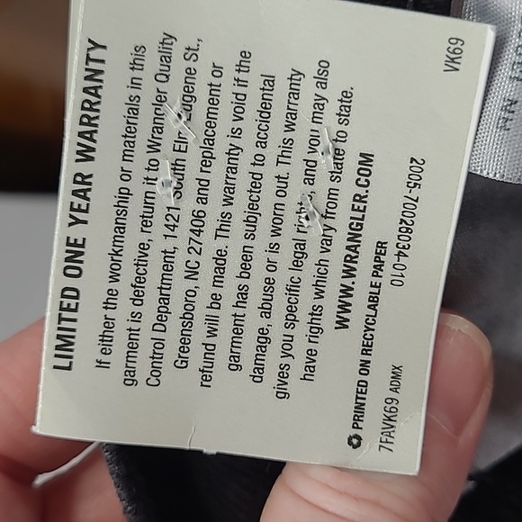 Wrangler 36 X 30- Jeans NEW Black Regular Fit Straight Leg Comfort Flex - Picture 11 of 12